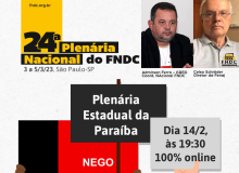 FNDC-PB realiza plenária estadual na próxima  terça-feira de forma virtual