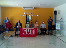 CUT-PB NA POSSE DA NOVA DIRETORIA DO SINTRAMUL NA CÂMARA MUNICIPAL DE LUCENA