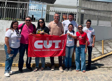CUT Paraíba reforça mobilização do Sindmetal em Campina Grande