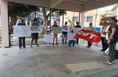 CUT, servidores e população contra a extinção de cargos públicos em Guarabira/PB