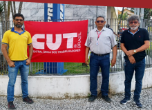 Dirigentes da CUT Paraíba reforçam a greve dos servidores do INSS