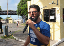 Ato em João Pessoa denuncia desmonte dos Correios e perseguição a trabalhadores
