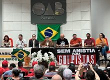 CUT Paraíba integra movimento em defesa da soberania e democracia