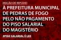 MOÇÃO DE REPÚDIO A´PREFEITURA DE PEDRAS DE FOGO/PB