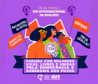 Paraíba com mulheres vivas, livres e unidas pela democracia e soberania dos povos