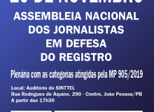 Sindicato dos Jornalistas promove assembleia com categorias impactadas pela MP 905