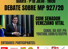 Entidades discutem MP 927/20 em live nesta quarta-feira