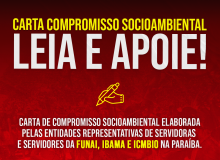 ENTIDADES E CANDIDATURAS MANIFESTAM APOIO A CARTA COMPROMISSO SOCIOAMBIENTAL