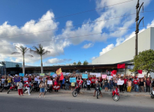 CUT-PB e movimentos sociais realizam ato unificado pelo fim da escala 6x1