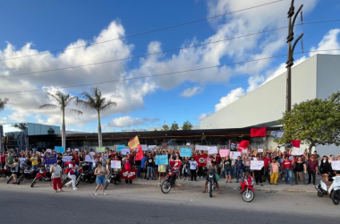 CUT-PB e movimentos sociais realizam ato unificado pelo fim da escala 6x1