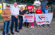 CUT reforça a luta do SINTECT-PB em defesa dos servidores dos Correios