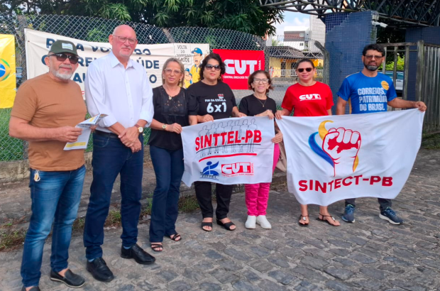 CUT reforça a luta do SINTECT-PB em defesa dos servidores dos Correios