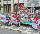 Trabalhadores/as em educação se mobilizam por pautas regionais e nacionais